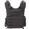 Бронежилет (плитоноска) Armor Pro черный – вид сзади